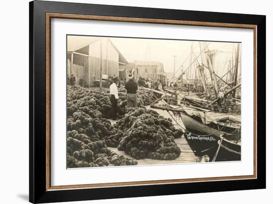 Sponge Harvest, Tarpon Springs, Florida-null-Framed Art Print