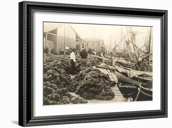 Sponge Harvest, Tarpon Springs, Florida-null-Framed Art Print