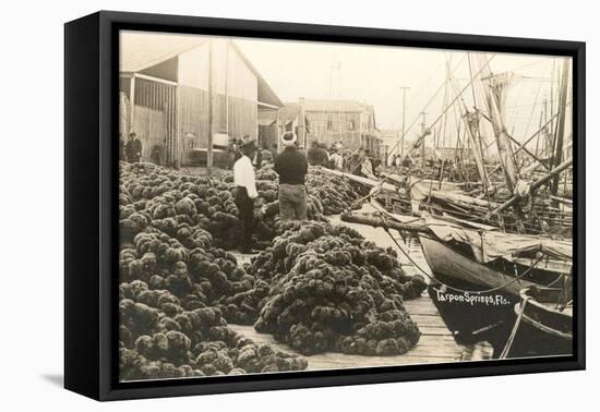 Sponge Harvest, Tarpon Springs, Florida-null-Framed Stretched Canvas