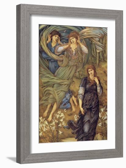 Sponsa De Libano-Edward Burne-Jones-Framed Art Print