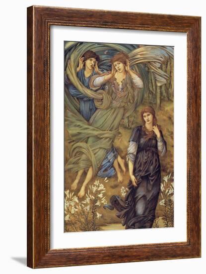 Sponsa De Libano-Edward Burne-Jones-Framed Art Print