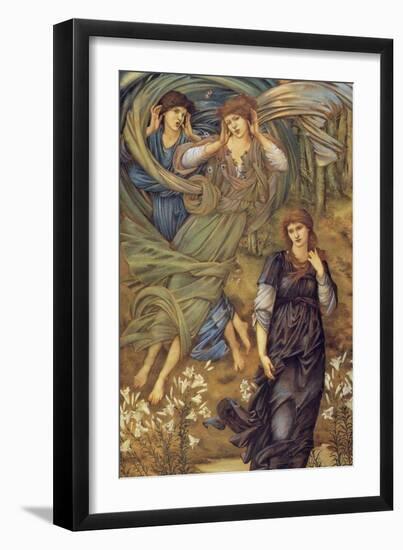 Sponsa De Libano-Edward Burne-Jones-Framed Art Print