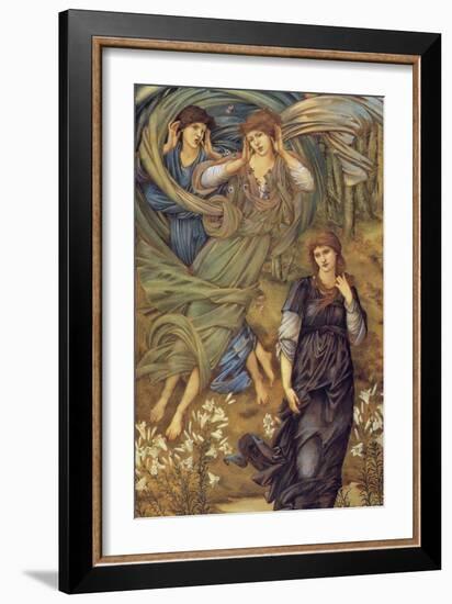 Sponsa De Libano-Edward Burne-Jones-Framed Art Print