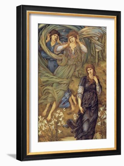 Sponsa De Libano-Edward Burne-Jones-Framed Art Print