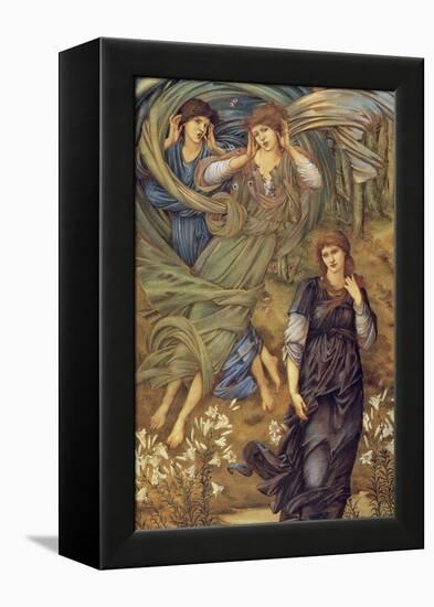 Sponsa De Libano-Edward Burne-Jones-Framed Stretched Canvas