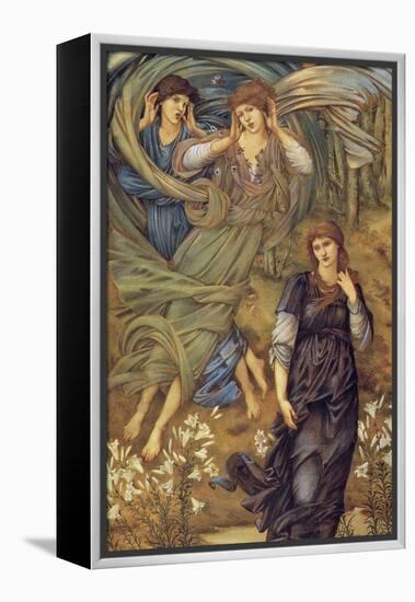 Sponsa De Libano-Edward Burne-Jones-Framed Stretched Canvas