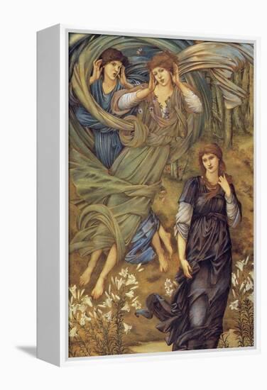 Sponsa De Libano-Edward Burne-Jones-Framed Stretched Canvas