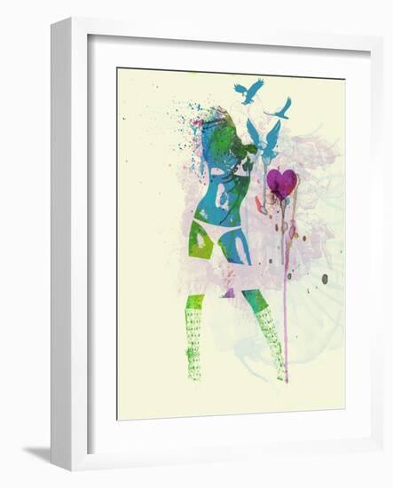 Spontaneous Emotions-NaxArt-Framed Art Print