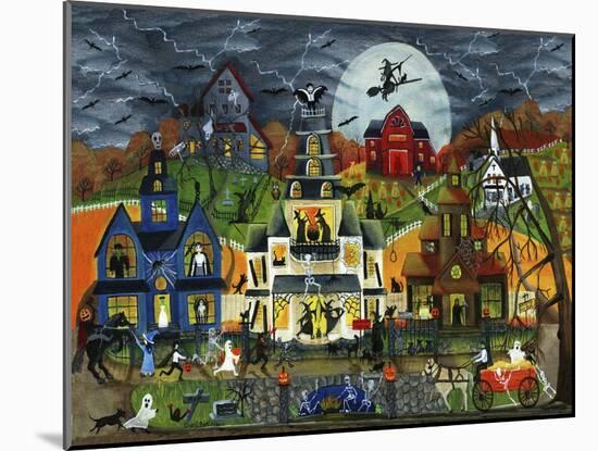 Spooky Street Cheryl Bartley-Cheryl Bartley-Mounted Giclee Print