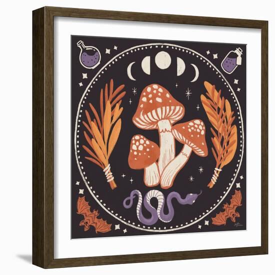 Spooky Symbols III-Janelle Penner-Framed Premium Giclee Print