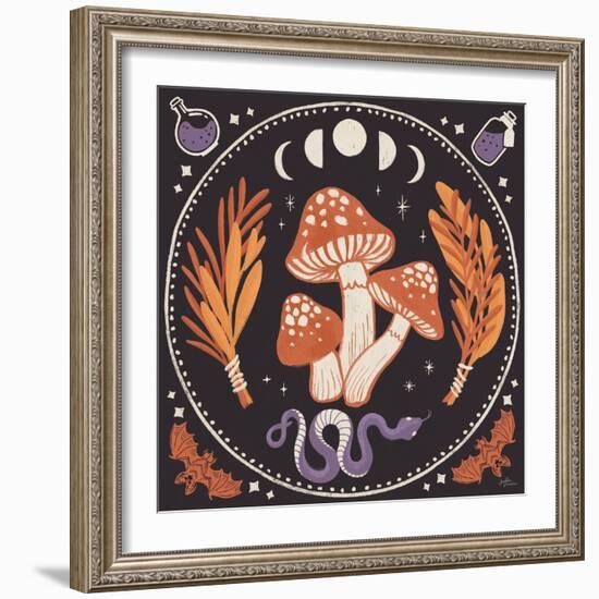 Spooky Symbols III-Janelle Penner-Framed Art Print