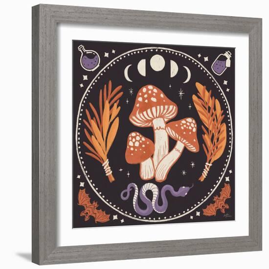 Spooky Symbols III-Janelle Penner-Framed Art Print