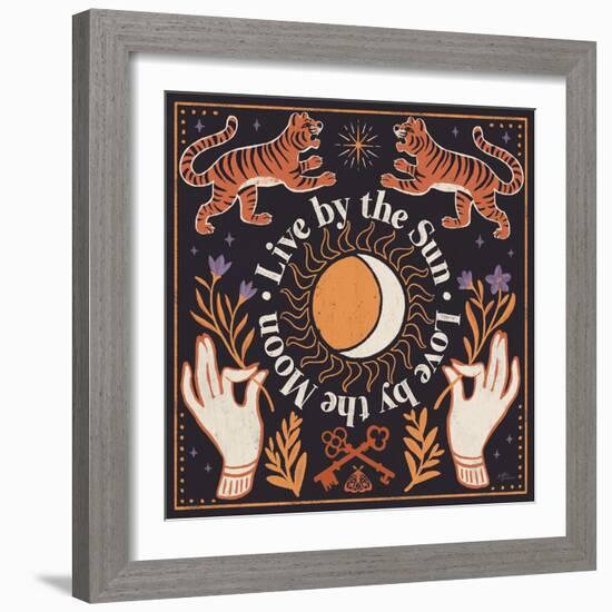 Spooky Symbols V-Janelle Penner-Framed Art Print