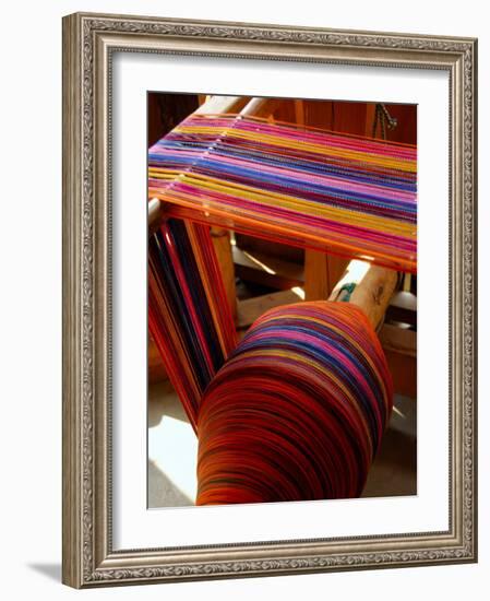 Spool of Colorful Textile Yarn, Lake Atitlan, Western Highlands, Guatemala-Cindy Miller Hopkins-Framed Photographic Print