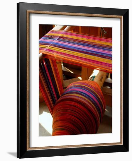 Spool of Colorful Textile Yarn, Lake Atitlan, Western Highlands, Guatemala-Cindy Miller Hopkins-Framed Photographic Print