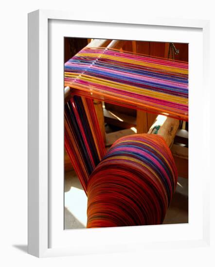 Spool of Colorful Textile Yarn, Lake Atitlan, Western Highlands, Guatemala-Cindy Miller Hopkins-Framed Photographic Print