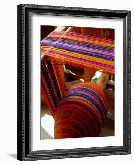 Spool of Colorful Textile Yarn, Lake Atitlan, Western Highlands, Guatemala-Cindy Miller Hopkins-Framed Photographic Print