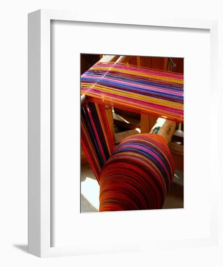 Spool of Colorful Textile Yarn, Lake Atitlan, Western Highlands, Guatemala-Cindy Miller Hopkins-Framed Photographic Print