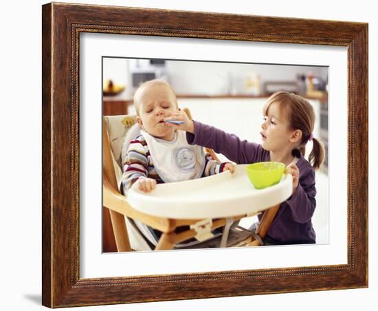 Spoon-feeding-Ian Boddy-Framed Photographic Print