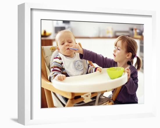 Spoon-feeding-Ian Boddy-Framed Photographic Print