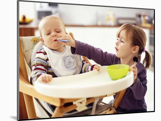 Spoon-feeding-Ian Boddy-Mounted Photographic Print