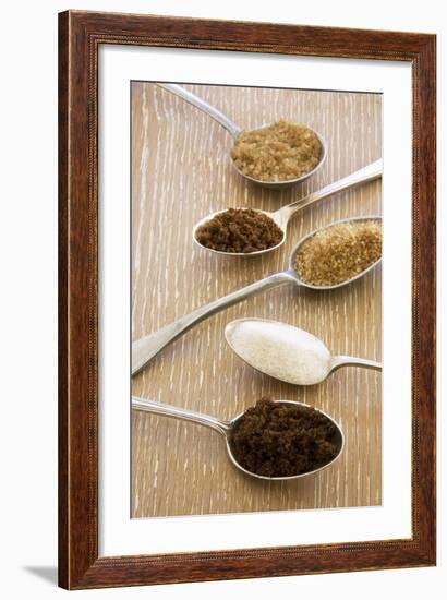 Spoonfuls of Various Sugars-Joy Skipper FoodStyling-Framed Photographic Print