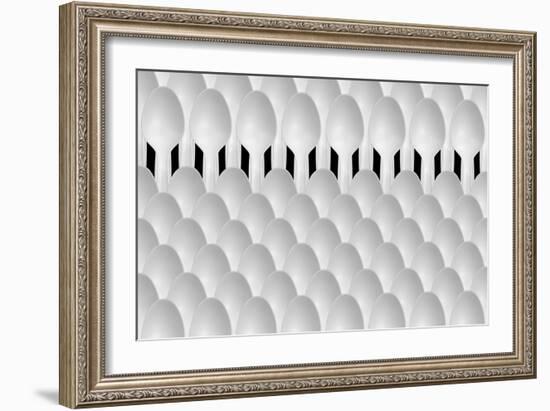 Spoons Abstract: Audience-Jacqueline Hammer-Framed Photographic Print