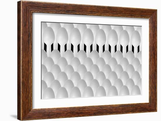 Spoons Abstract: Audience-Jacqueline Hammer-Framed Photographic Print