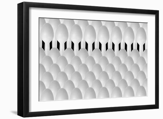 Spoons Abstract: Audience-Jacqueline Hammer-Framed Photographic Print