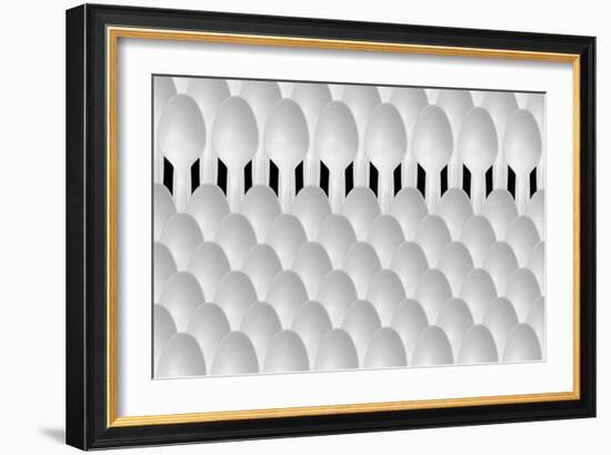 Spoons Abstract: Audience-Jacqueline Hammer-Framed Photographic Print