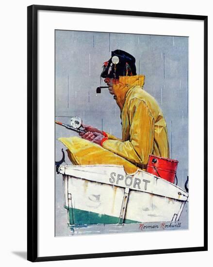 "Sport", April 29,1939-Norman Rockwell-Framed Giclee Print