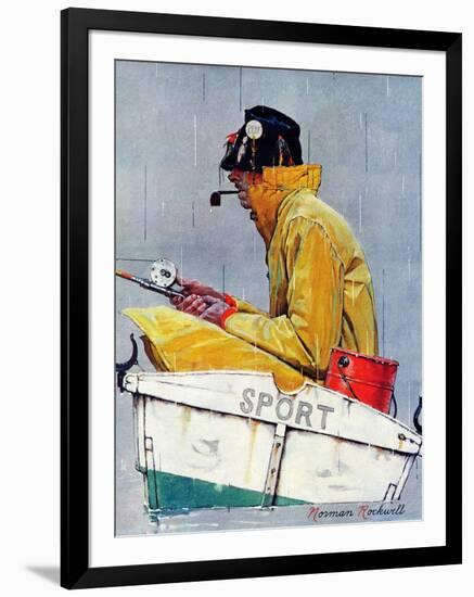 "Sport", April 29,1939-Norman Rockwell-Framed Giclee Print