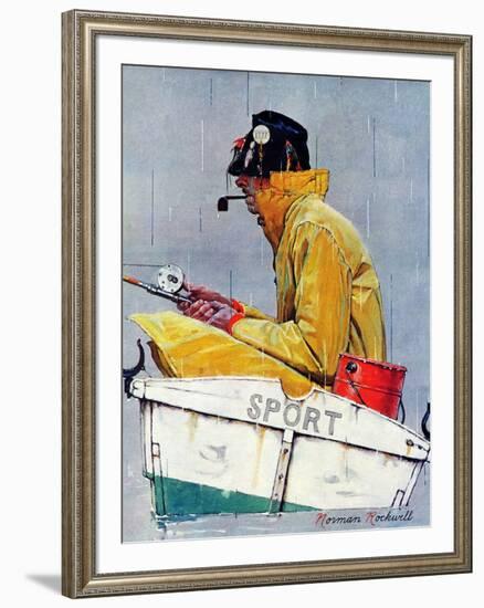 "Sport", April 29,1939-Norman Rockwell-Framed Giclee Print