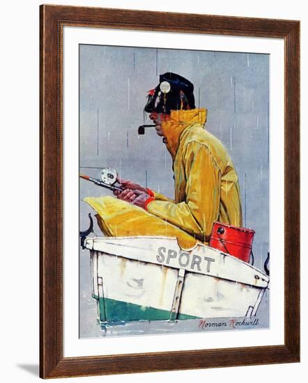 "Sport", April 29,1939-Norman Rockwell-Framed Giclee Print