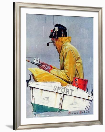 "Sport", April 29,1939-Norman Rockwell-Framed Giclee Print