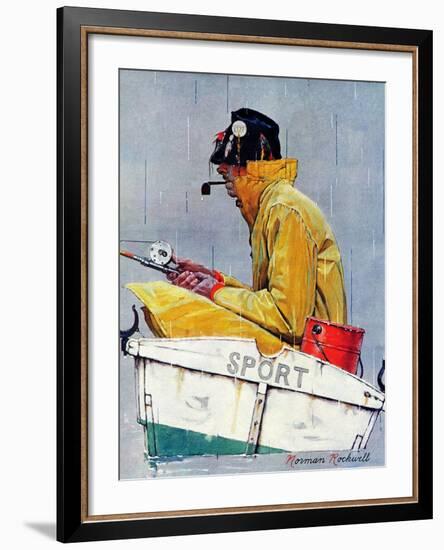 "Sport", April 29,1939-Norman Rockwell-Framed Premium Giclee Print