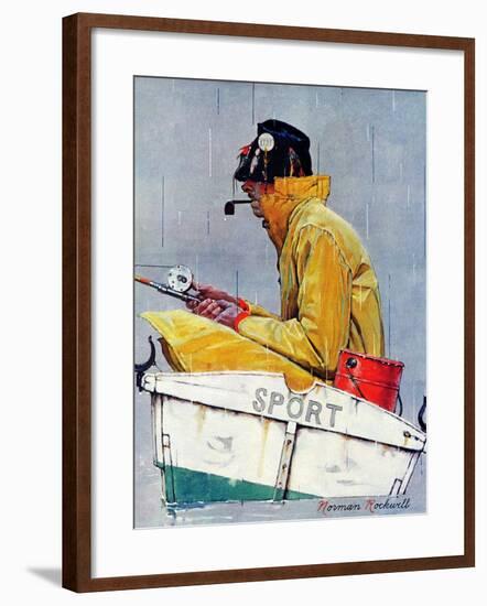 "Sport", April 29,1939-Norman Rockwell-Framed Premium Giclee Print