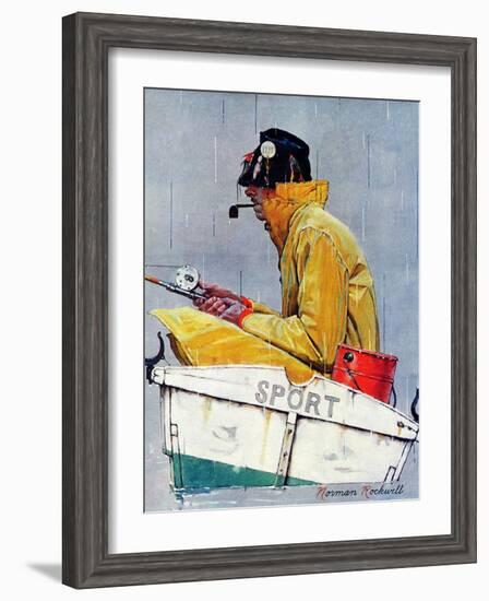 "Sport", April 29,1939-Norman Rockwell-Framed Giclee Print