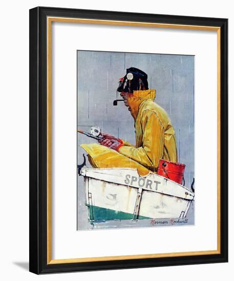 "Sport", April 29,1939-Norman Rockwell-Framed Giclee Print