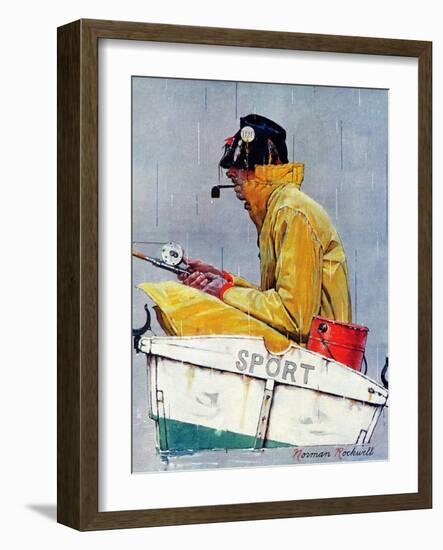 "Sport", April 29,1939-Norman Rockwell-Framed Giclee Print