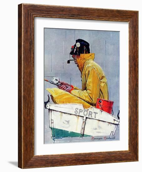 "Sport", April 29,1939-Norman Rockwell-Framed Giclee Print