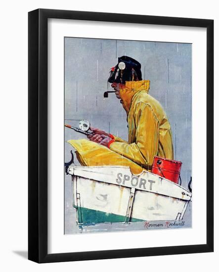 "Sport", April 29,1939-Norman Rockwell-Framed Giclee Print