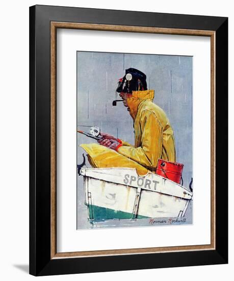 "Sport", April 29,1939-Norman Rockwell-Framed Giclee Print