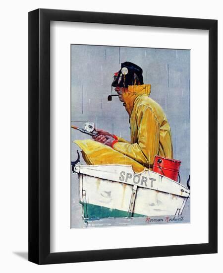 "Sport", April 29,1939-Norman Rockwell-Framed Giclee Print