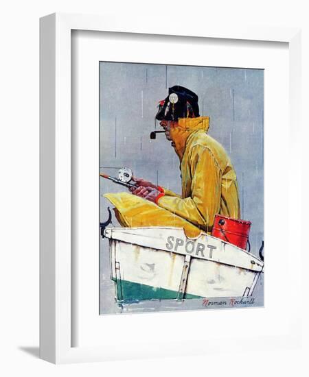 "Sport", April 29,1939-Norman Rockwell-Framed Giclee Print