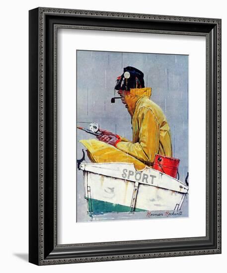 "Sport", April 29,1939-Norman Rockwell-Framed Giclee Print