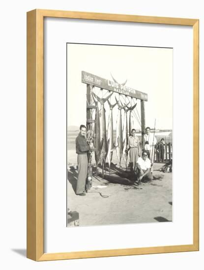 Sport Fishing in Mazatlan-null-Framed Art Print