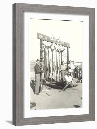 Sport Fishing in Mazatlan-null-Framed Art Print