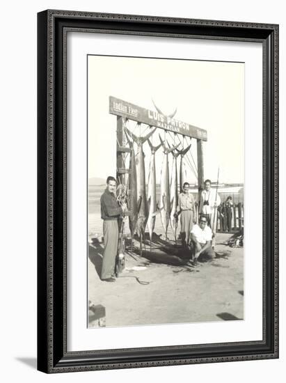 Sport Fishing in Mazatlan-null-Framed Art Print