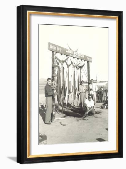 Sport Fishing in Mazatlan-null-Framed Art Print